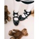 Sheep Puff Vintage Polka Dot Platform Shoes(Reservation/4 Colours/Full Payment Without Shipping)